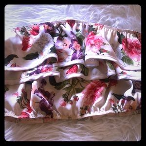 Floral crop top